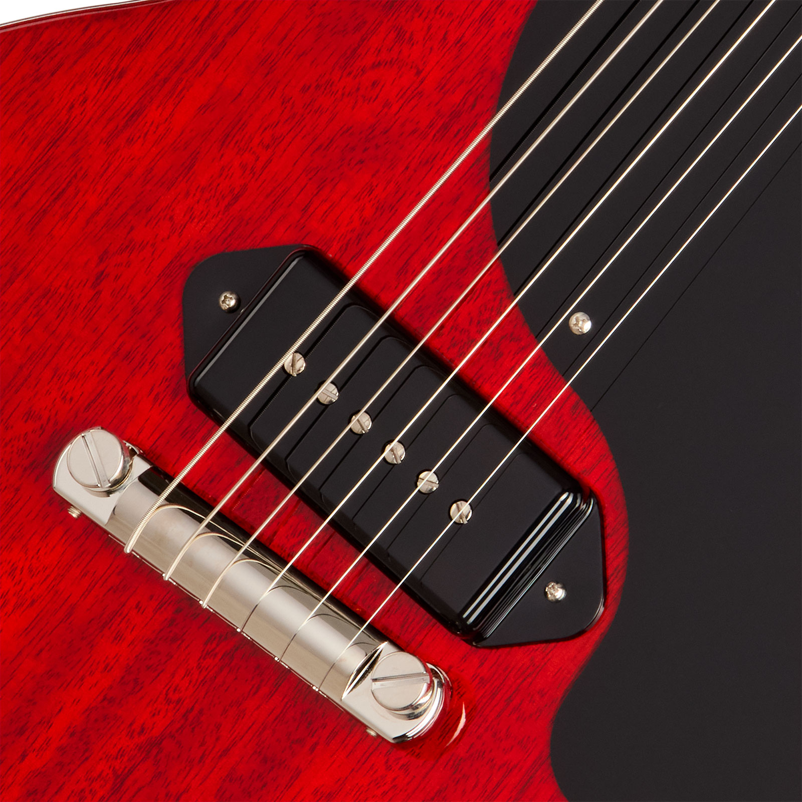 Gibson Les Paul Junior Dc Usa 2s P90 Ht Rw - Vintage Cherry - Double cut gitaar - Variation 8