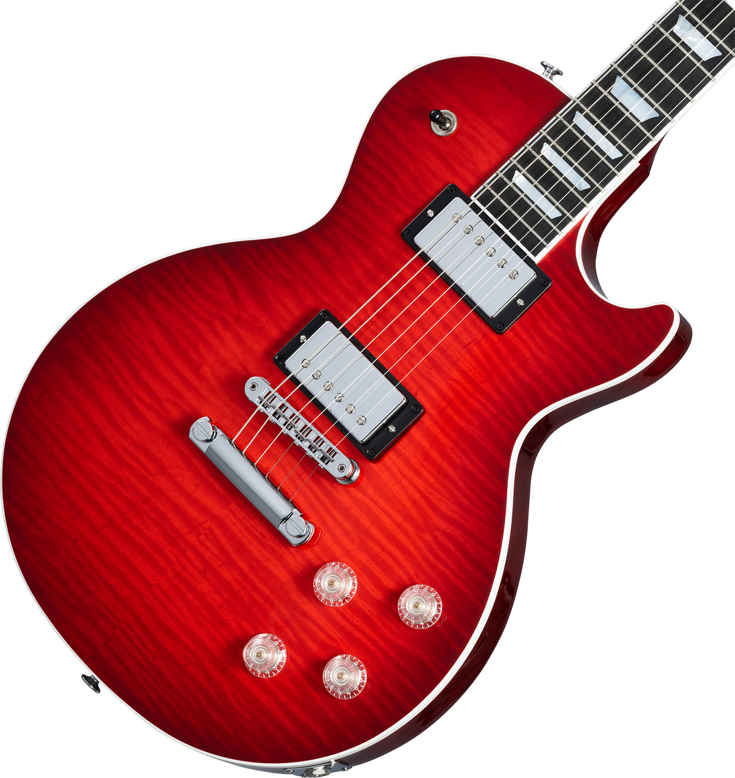 Gibson Les Paul Modern Figured 2h Ht Rw - Cherry Burst - Enkel gesneden elektrische gitaar - Variation 3