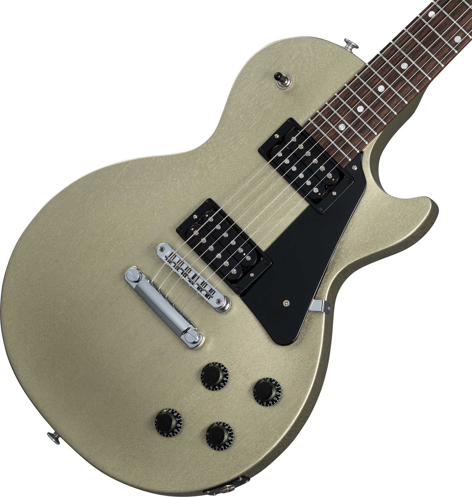 Gibson Les Paul Modern Lite 2h Ht Rw - Gold Mist Satin - Enkel gesneden elektrische gitaar - Variation 3