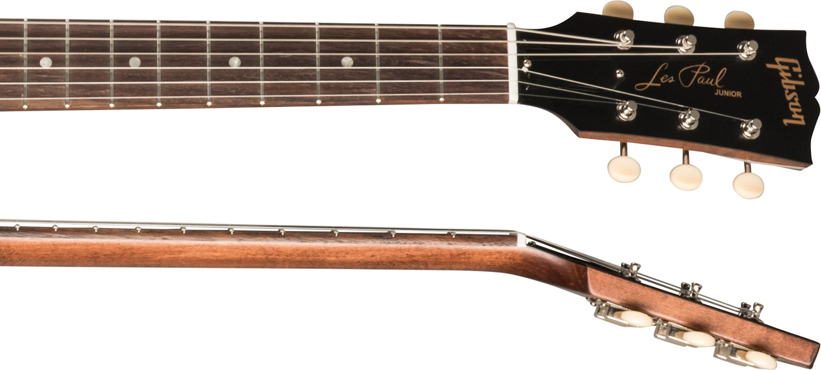 Gibson Les Paul Junior Tribute Dc Modern P90 - Worn Brown - Guitarra eléctrica de doble corte. - Variation 3
