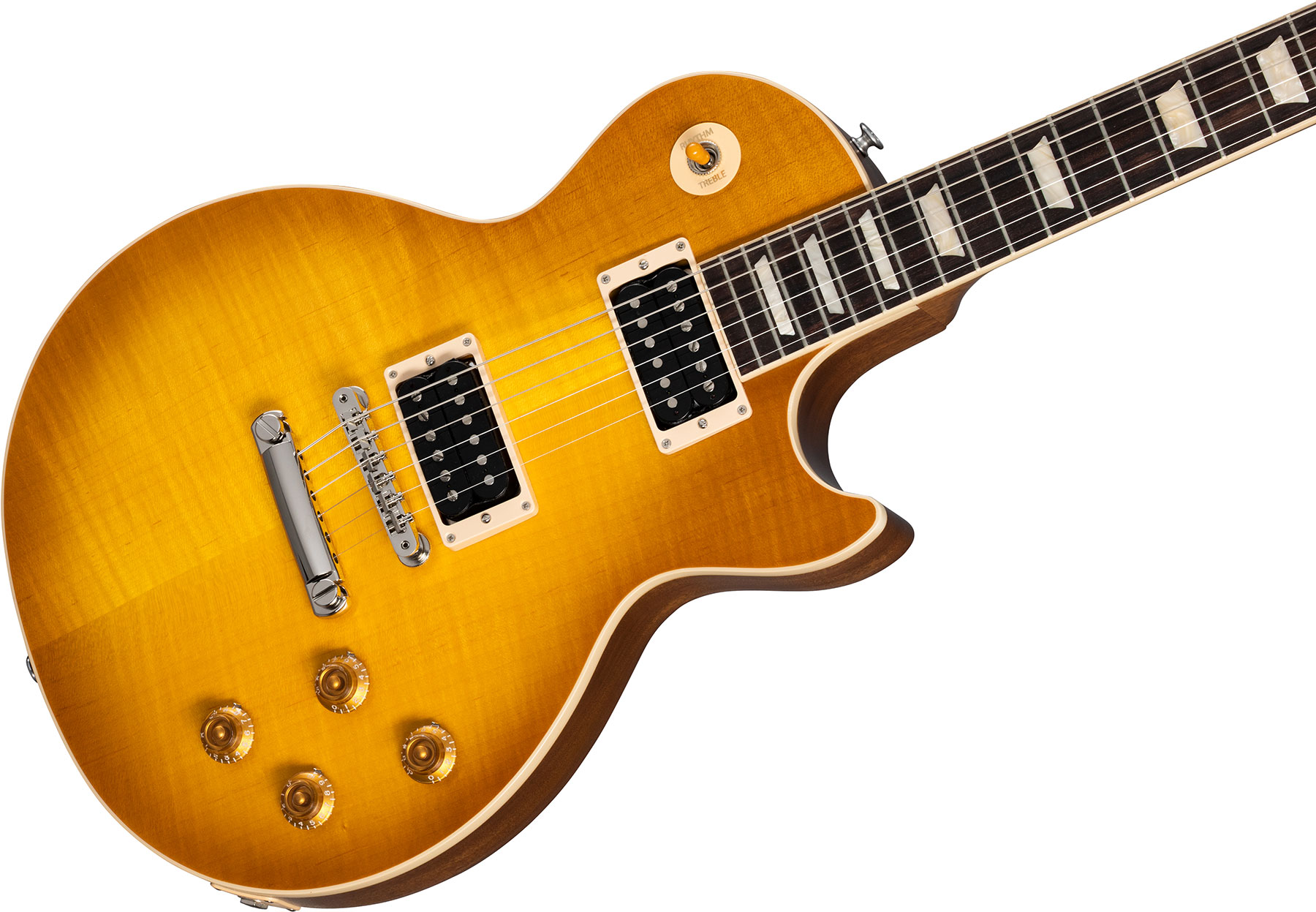 Gibson Les Paul Standard 50s Faded 2024 2h Ht Rw - Vintage Honey Burst - Enkel gesneden elektrische gitaar - Variation 3