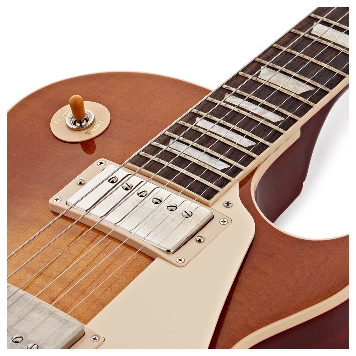 Gibson Les Paul Standard 50s Figured Top Original Usa 2h Ht Rw - Dirty Lemon Burst - Single cut gitaar - Variation 4