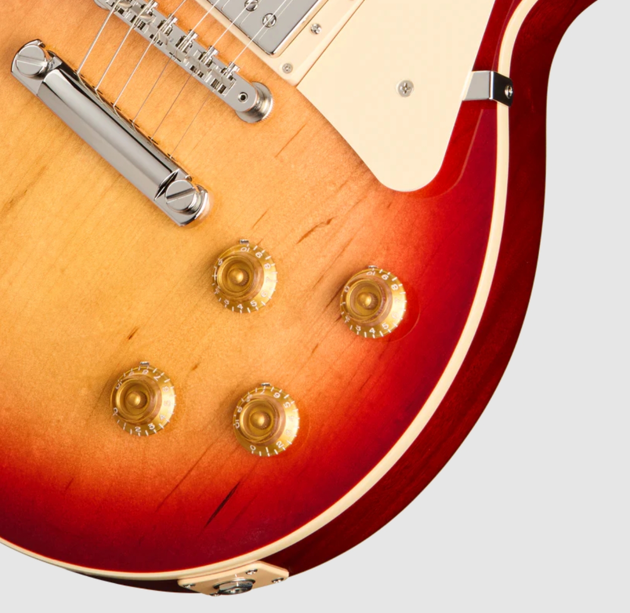 Gibson Les Paul Standard 50s Plain Top Original Usa 2h Ht Rw - Dark Cherry Sunburst - Single cut gitaar - Variation 3