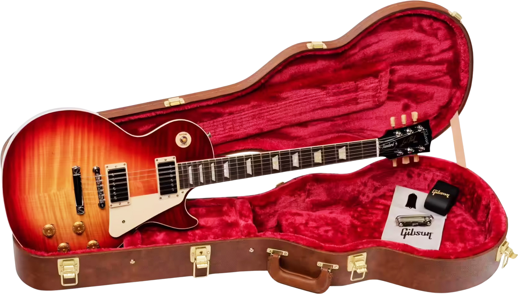 Gibson Les Paul Standard 60s Aaa Original 2h Ht Rw - Heritage Cherry Sunburst - Enkel gesneden elektrische gitaar - Variation 3