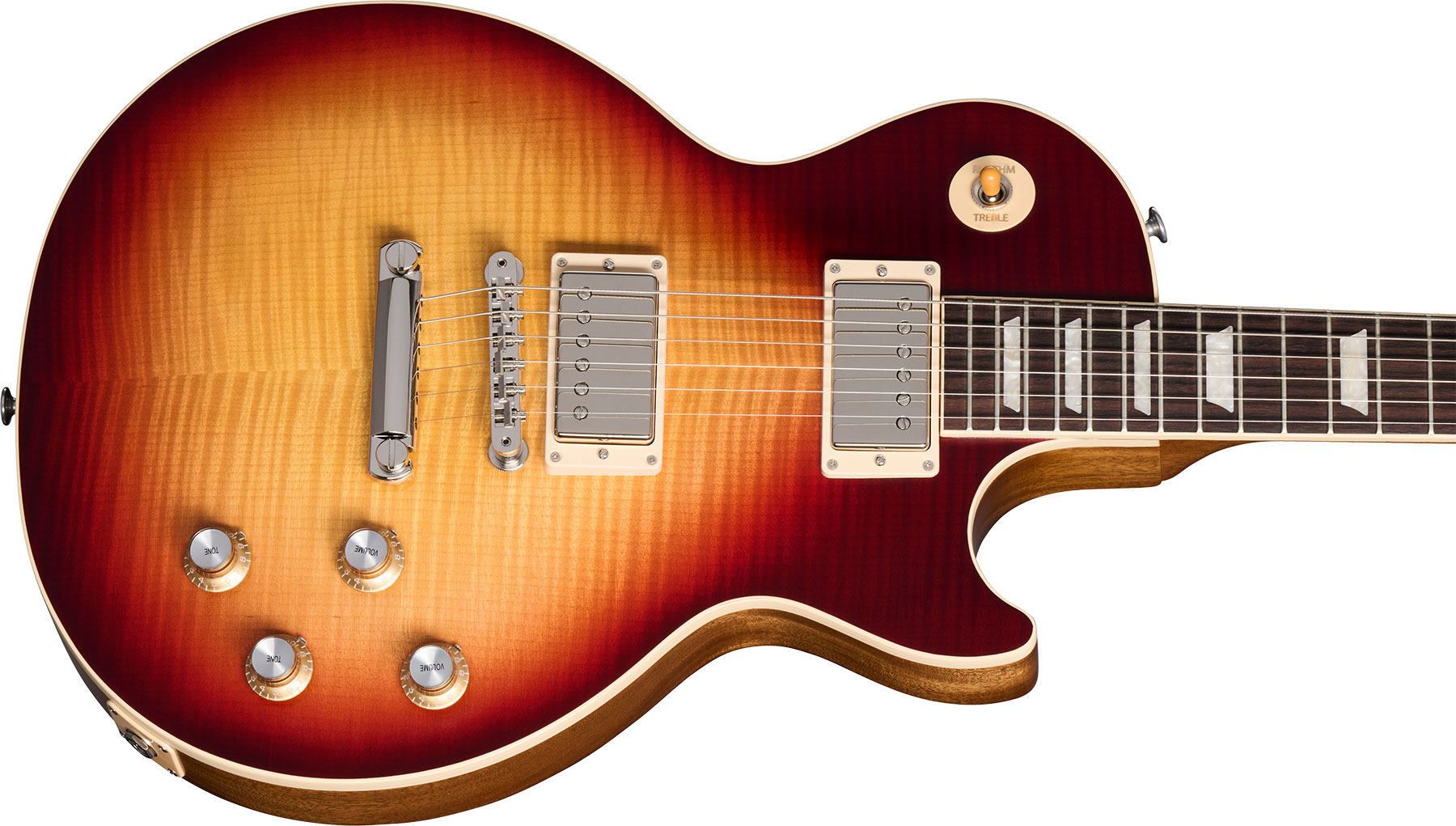 Gibson Les Paul Standard 60s Faded 2024 2h Ht Rw - Vintage Bourbon Burst - Enkel gesneden elektrische gitaar - Variation 3