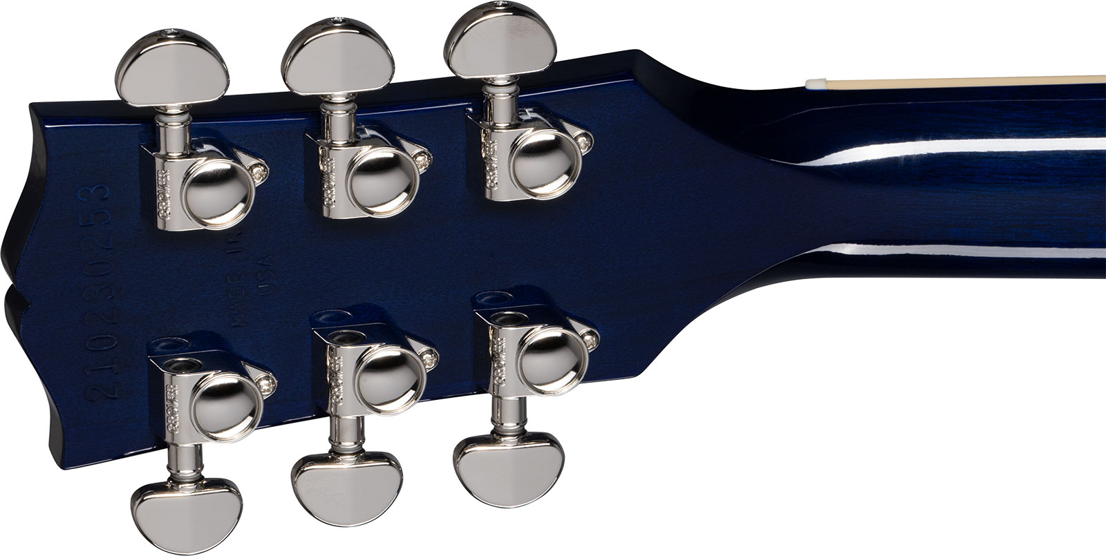 Gibson Les Paul Standard 60s Figured Original 2h Ht Rw - Blueberry Burst - Enkel gesneden elektrische gitaar - Variation 4