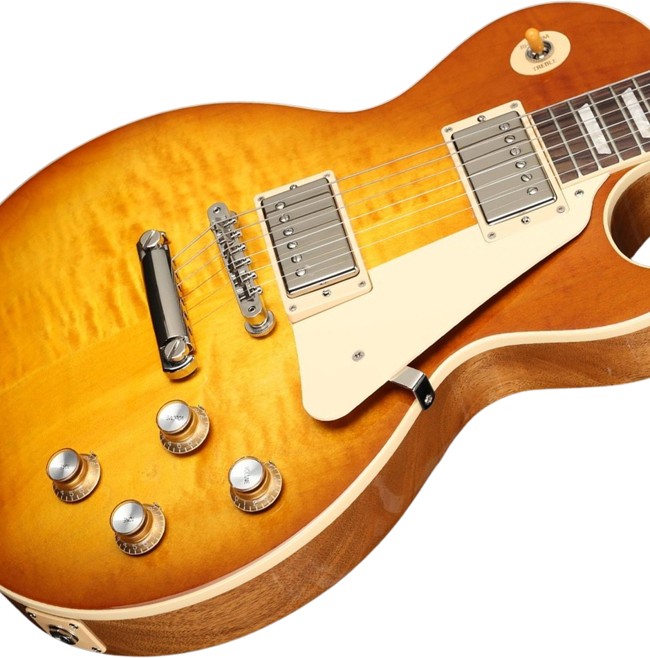 Gibson Les Paul Standard 60s Original 2h Ht Rw - Honey Lemon Burst - Enkel gesneden elektrische gitaar - Variation 2