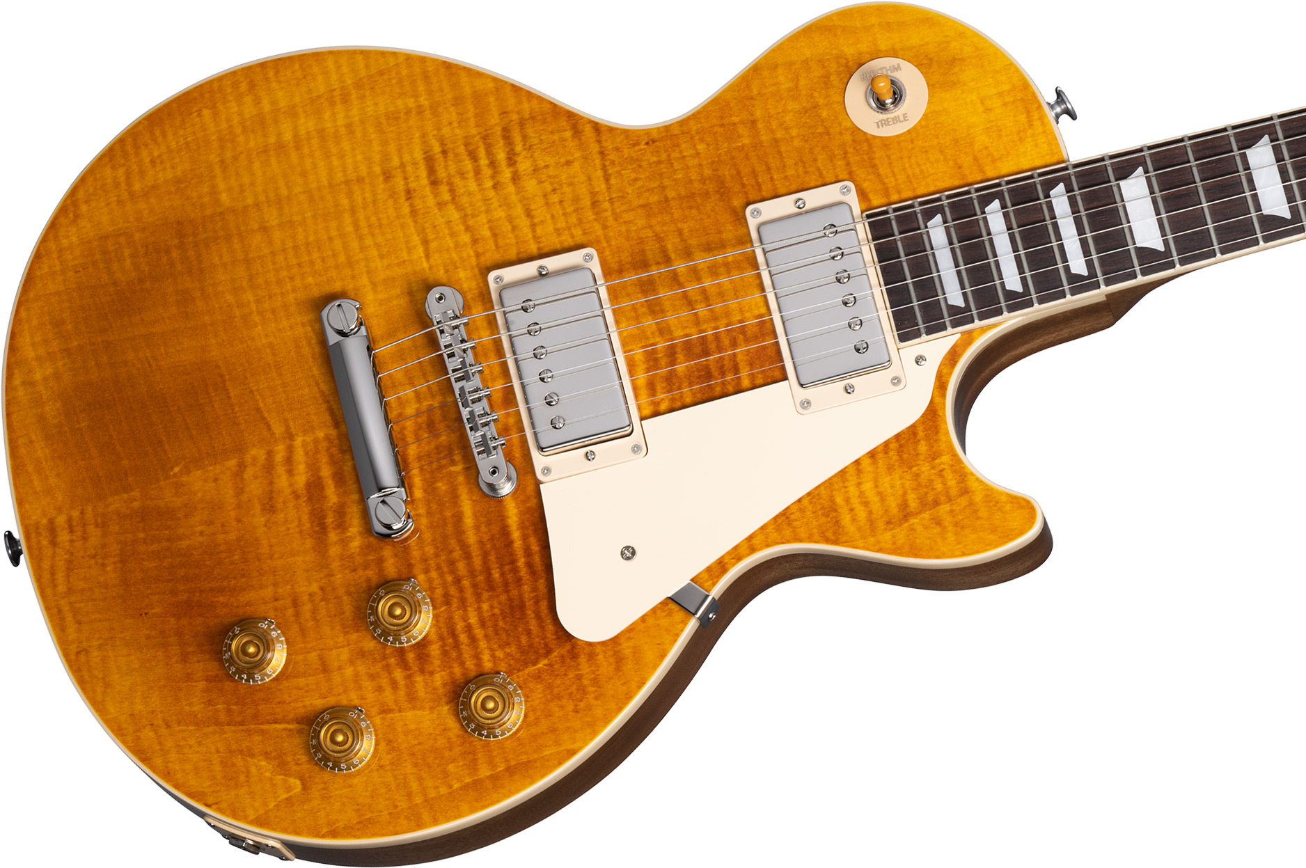 Gibson Les Paul Standard Custom Color Original Usa 2h Ht Rw - Honey Amber - Single cut gitaar - Variation 4