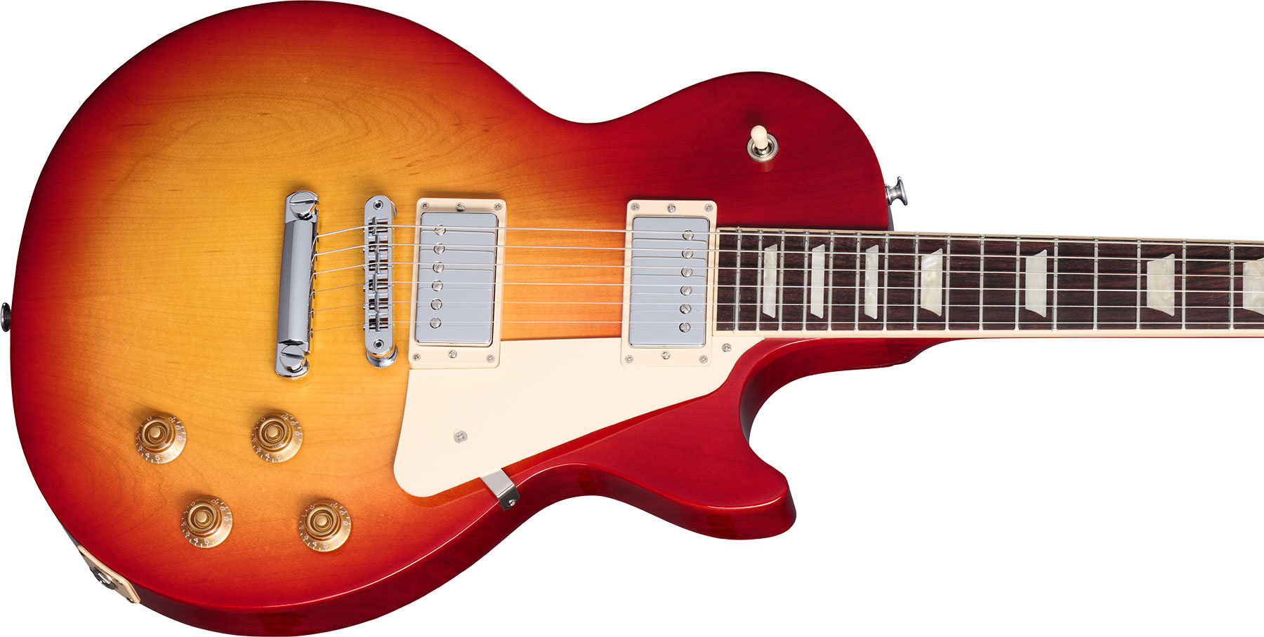 Gibson Les Paul Studio 2h Burstbucker Pro Ht Rw - Cherry Sunburst - Enkel gesneden elektrische gitaar - Variation 3