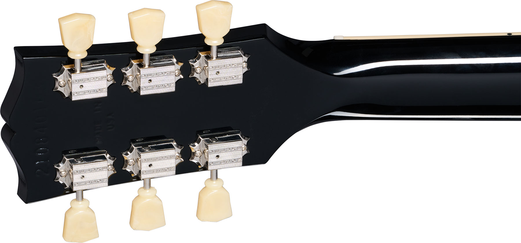 Gibson Les Paul Studio 2h Burstbucker Pro Ht Rw - Ebony - Enkel gesneden elektrische gitaar - Variation 4