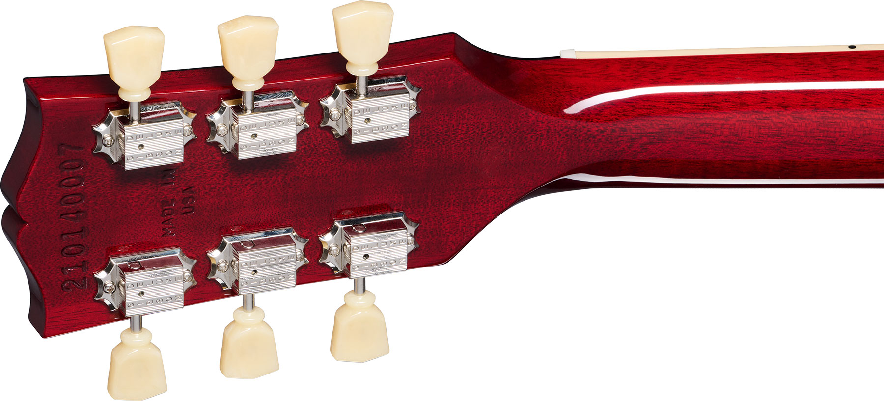 Gibson Les Paul Studio 2h Burstbucker Pro Ht Rw - Wine Red - Enkel gesneden elektrische gitaar - Variation 4