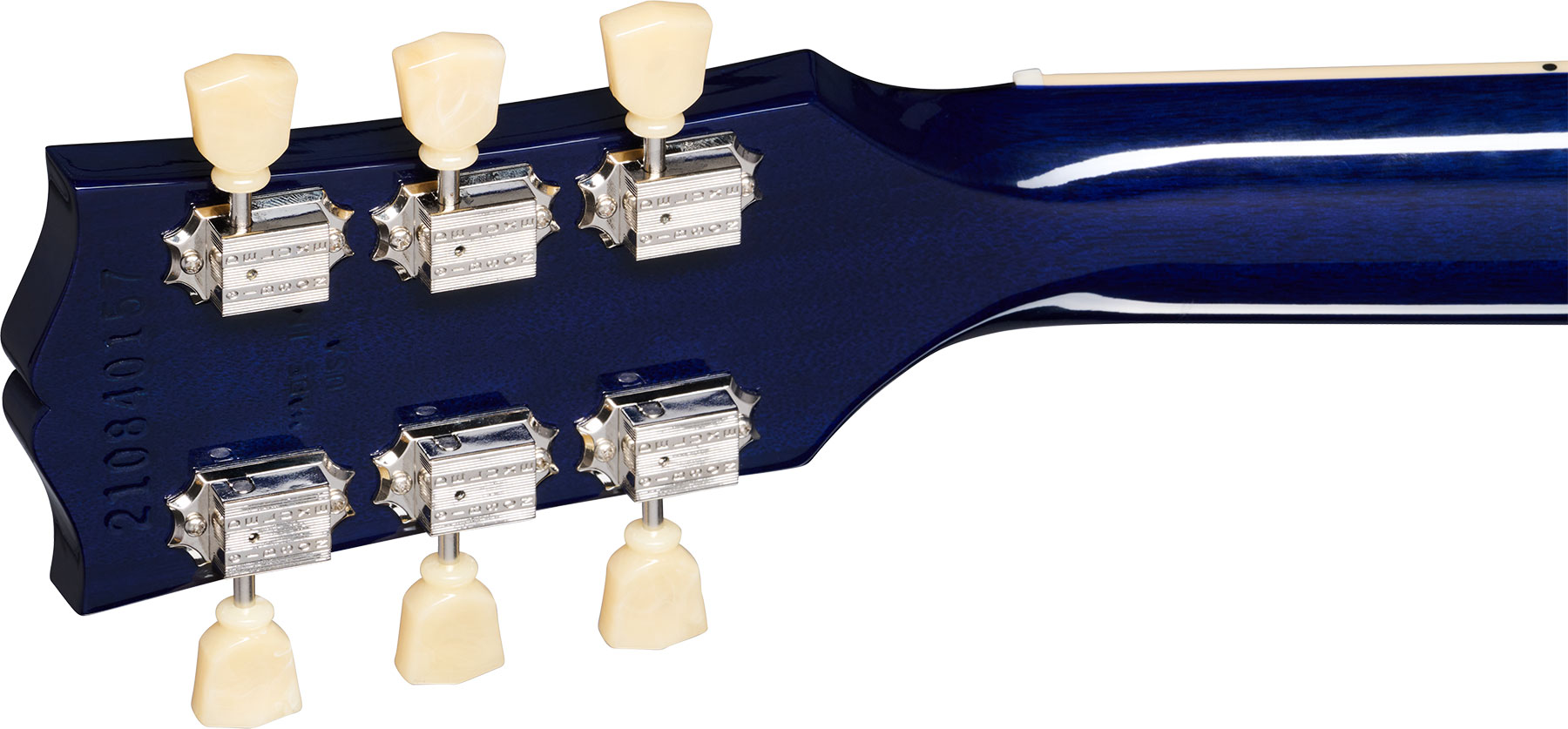 Gibson Les Paul Studio 2h Burstbucker Pro Ht Rw - Blueberry Burst - Enkel gesneden elektrische gitaar - Variation 4