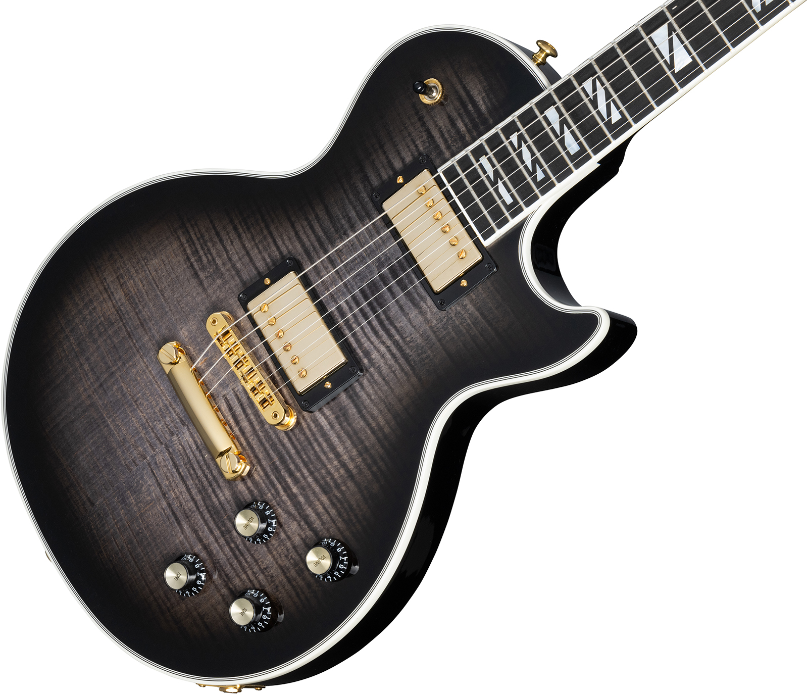Gibson Les Paul Supreme 2023 2h Ht Eb - Transparent Ebony Burst - Enkel gesneden elektrische gitaar - Variation 3