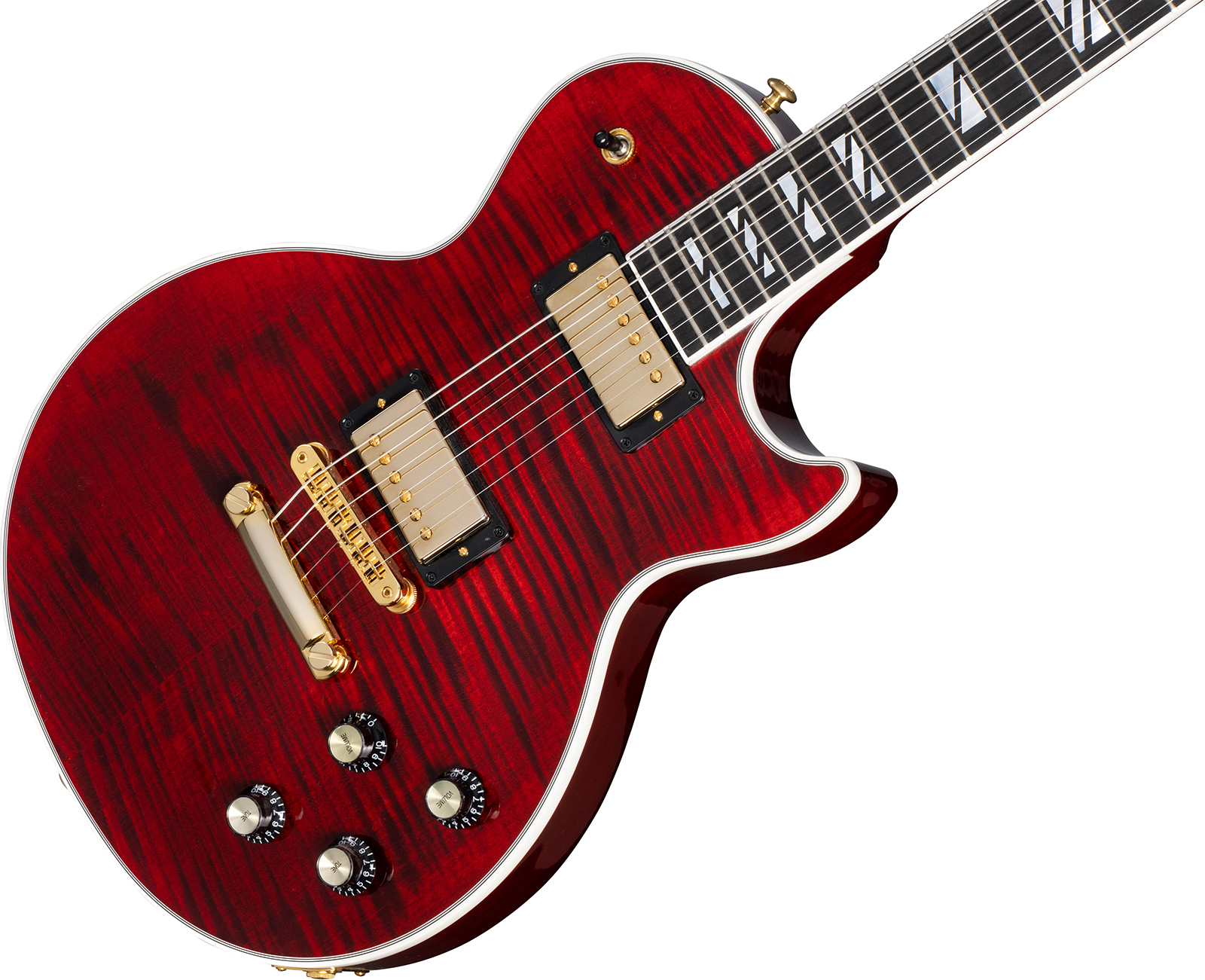 Gibson Les Paul Supreme 2023 2h Ht Eb - Wine Red - Enkel gesneden elektrische gitaar - Variation 3