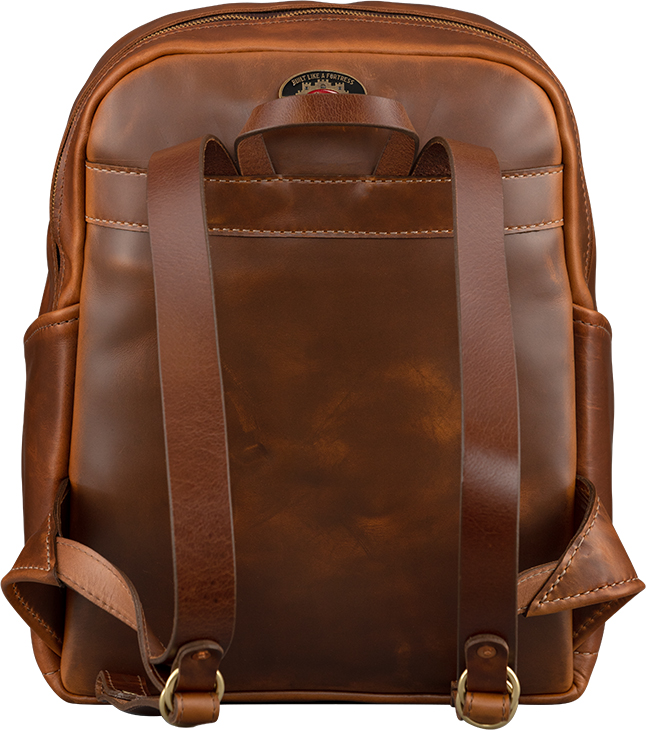 Gibson Lifton Leather Backpack Sac A Dos Cuir Brown - Publicitaire rugzak - Variation 1