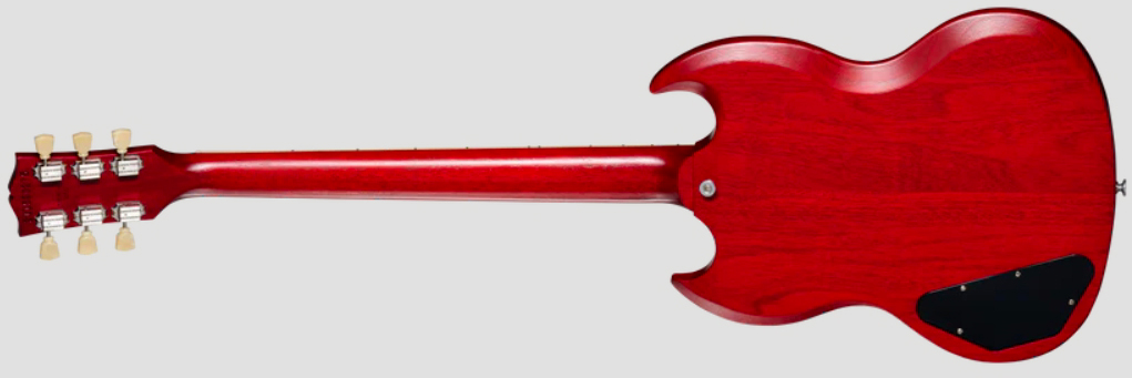 Gibson Sg Standard 1961 Faded W. 57 Classic Underwound Original 2h Ht Rw - Vintage Cherry Satin - Double cut gitaar - Variation 1