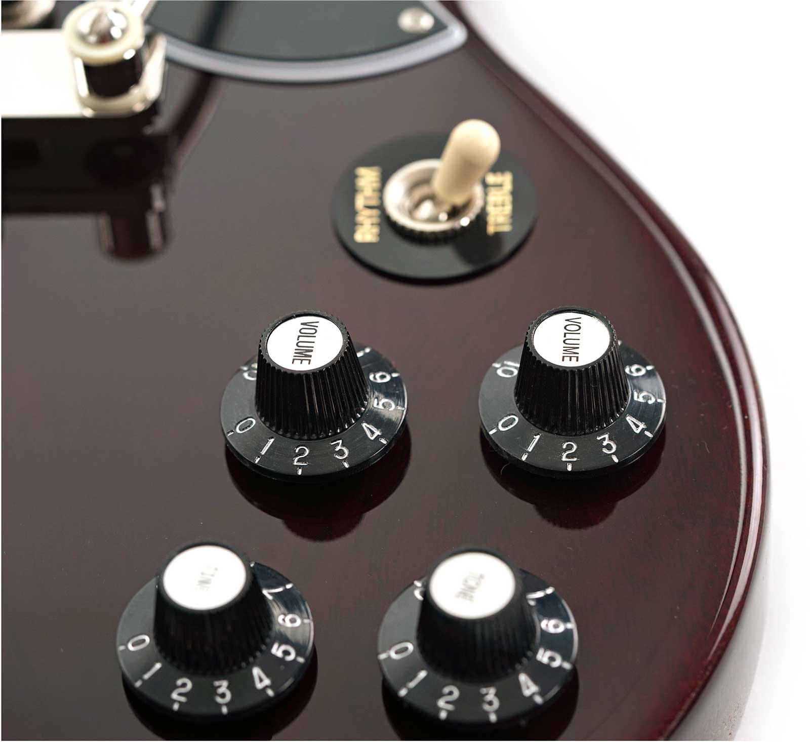 Gibson Sg Standard 1961 Maestro Vibrola T-type 2h Trem Rw - Aged Cherry - Double cut gitaar - Variation 6