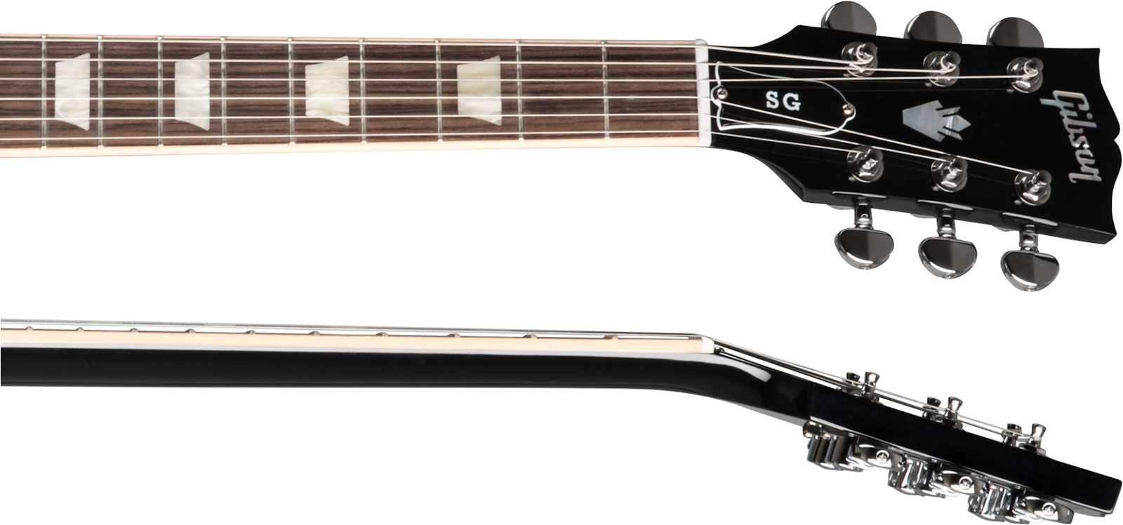 Gibson Sg Standard 2h Ht Rw - Ebony - Guitarra eléctrica de doble corte. - Variation 3