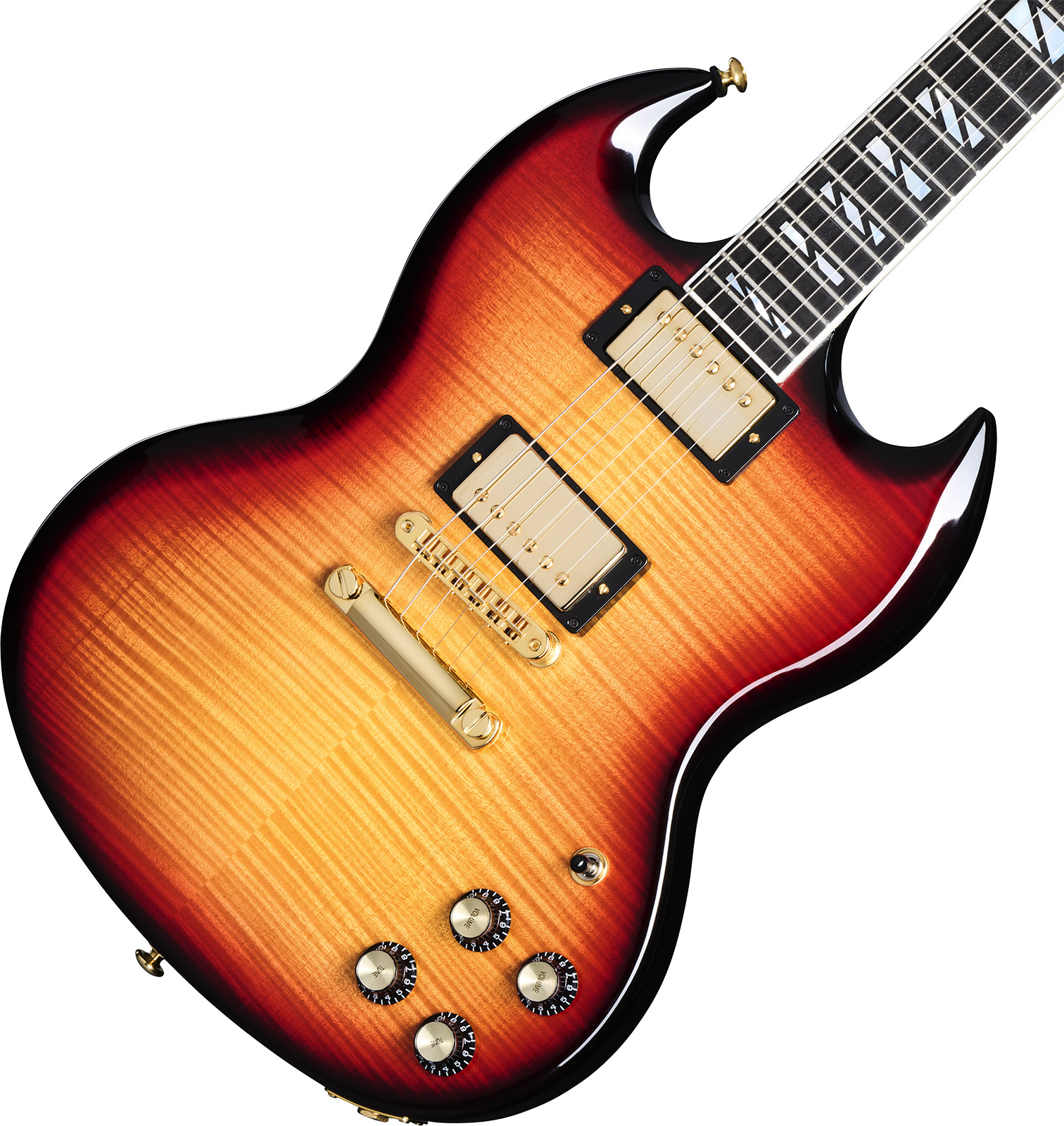 Gibson Sg Supreme Usa 2h Ht Rw - Fireburst - Guitarra eléctrica de doble corte. - Variation 3