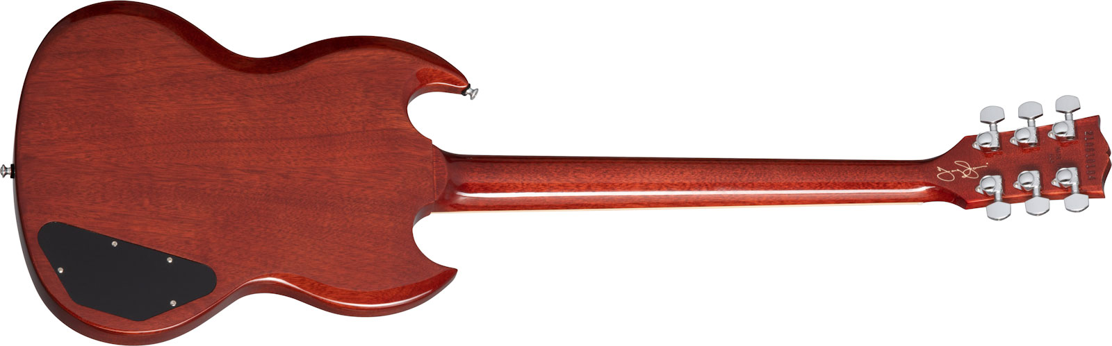 Gibson Sg Tony Iommi Special Lh Gaucher Signature 2p90 Ht Rw - Vintage Cherry - Linkshandige elektrische gitaar - Variation 1