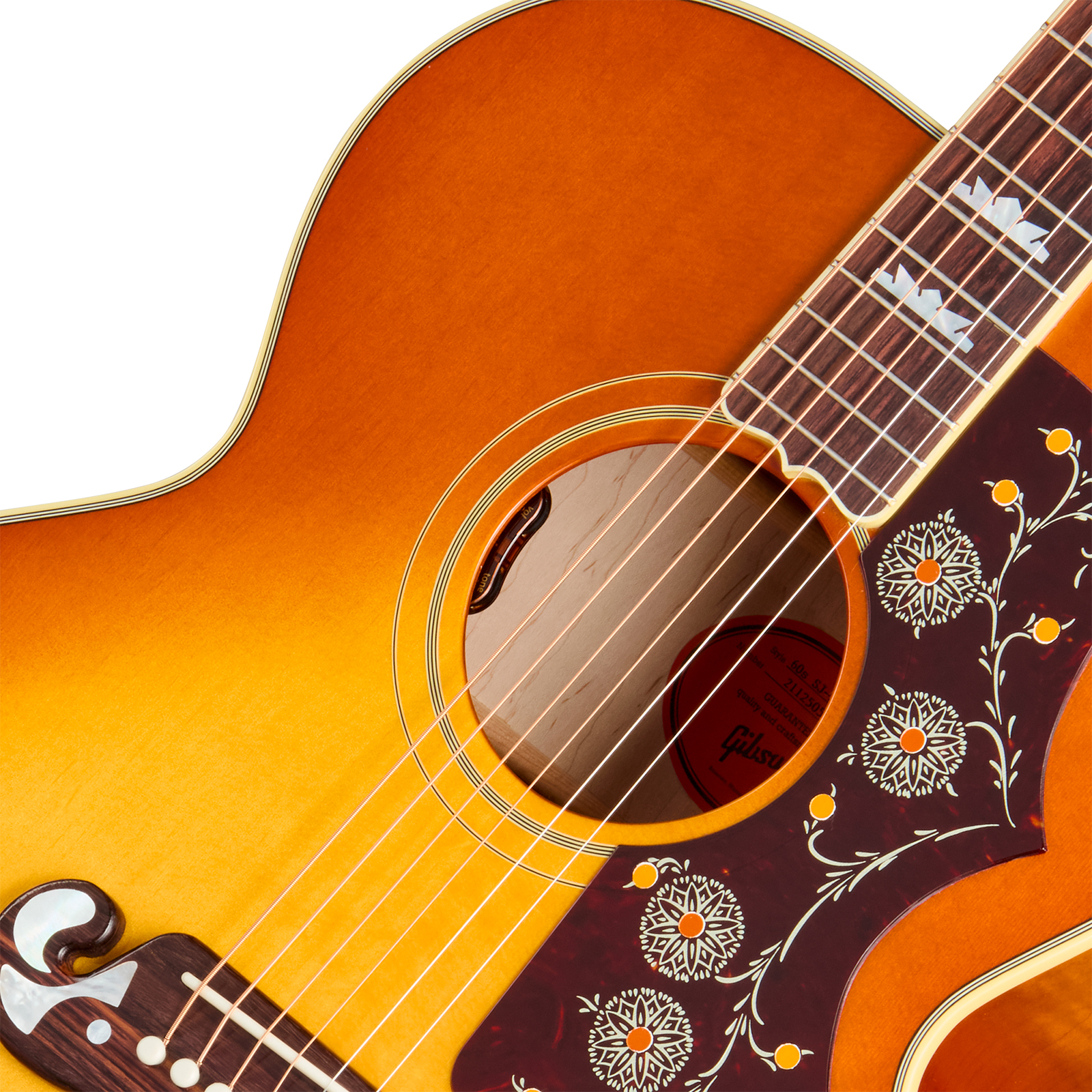 Gibson Sj200 60s Original Jumbo Epicea Erable Rw - Heritage Cherry Sunburst - Folk gitaar - Variation 2