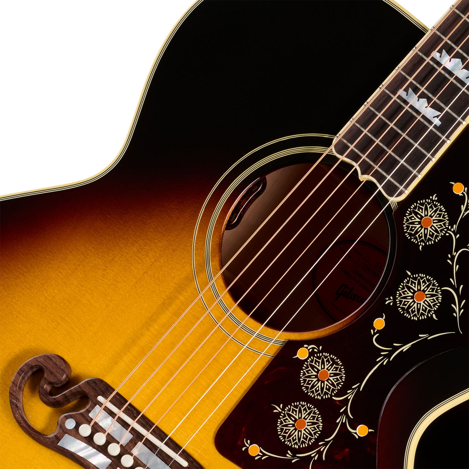 Gibson Sj200 Original (baggs Hifi Dna) Jumbo Epicea Erable Rw - Vintage Sunburst - Folk gitaar - Variation 2