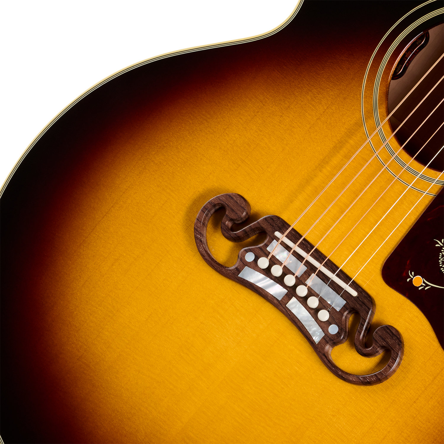 Gibson Sj200 Original (baggs Hifi Dna) Jumbo Epicea Erable Rw - Vintage Sunburst - Folk gitaar - Variation 3