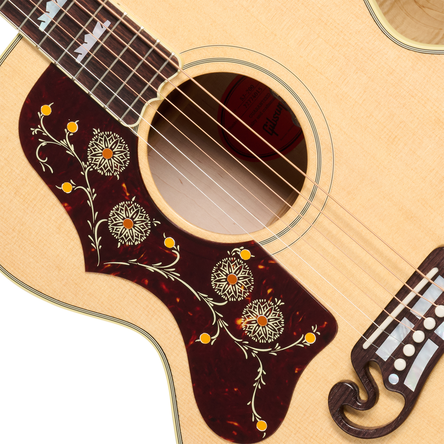 Gibson Sj200 Original Lh (baggs Hifi Dna) Jumbo Gaucher Epicea Erable Rw - Antique Natural - Folk gitaar - Variation 2