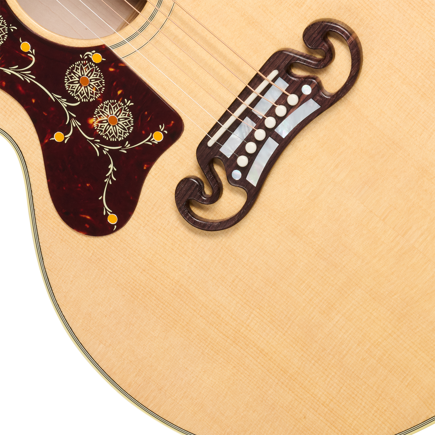 Gibson Sj200 Original Lh (baggs Hifi Dna) Jumbo Gaucher Epicea Erable Rw - Antique Natural - Folk gitaar - Variation 3