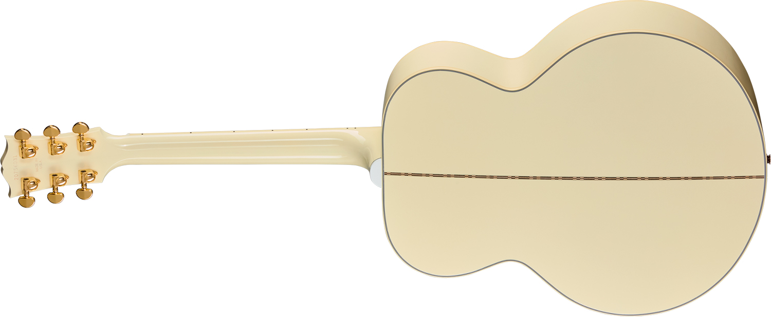 Gibson Sj200 Standard (baggs Hifi Dna) Jumbo 2026 Epicea Erable Rw - Classic White - Folk gitaar - Variation 1