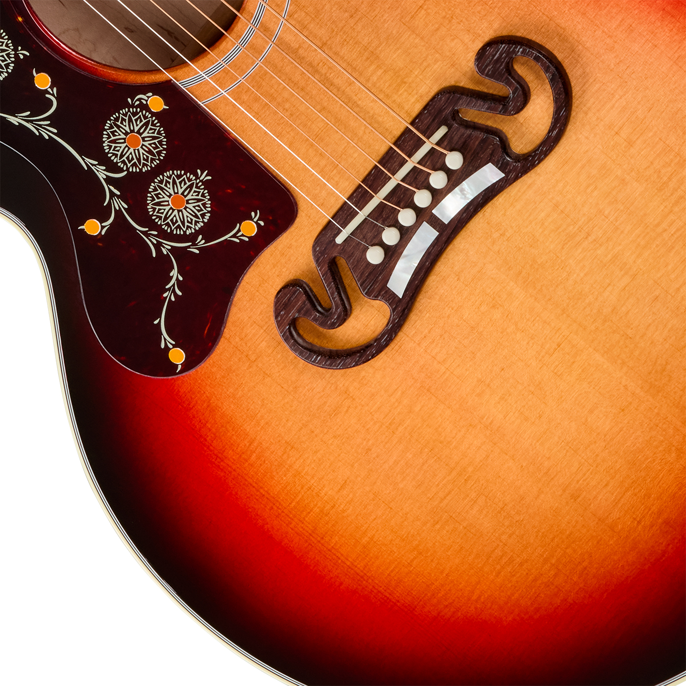 Gibson Sj200 Standard Maple Lh (baggs Hifi Dna) Jumbo Gaucher Epicea Erable Rw - Tri Burst - Folk gitaar - Variation 3