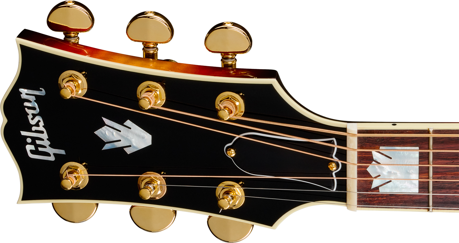 Gibson Sj200 Standard Maple Lh (baggs Hifi Dna) Jumbo Gaucher Epicea Erable Rw - Tri Burst - Folk gitaar - Variation 5