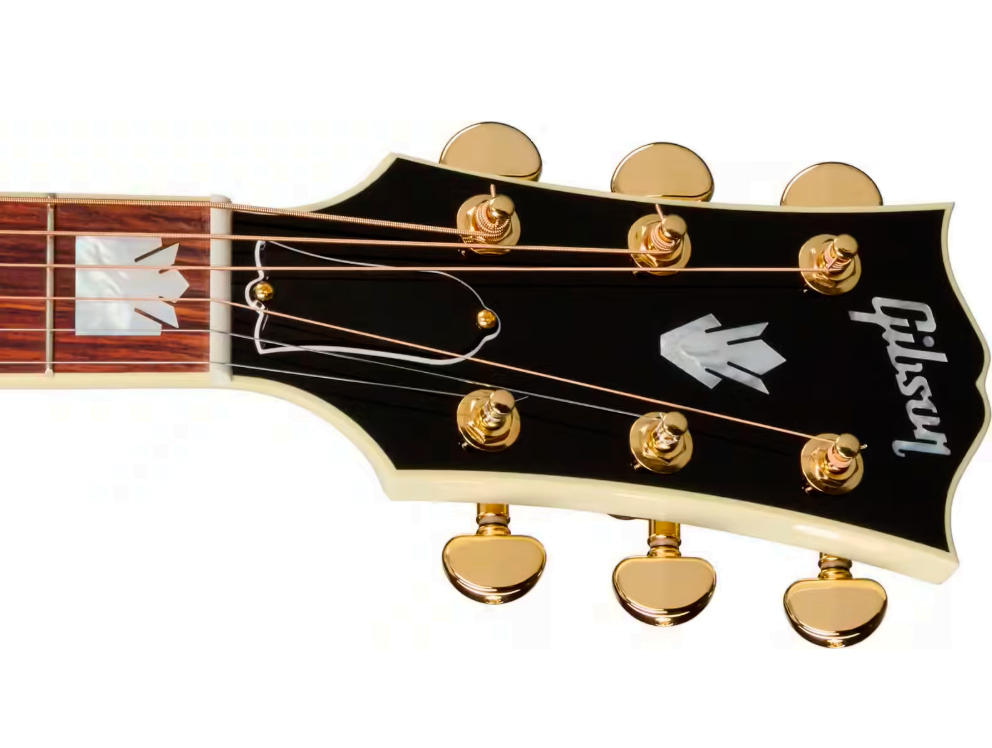 Gibson Sj200 Standard Modern Jumbo Epicea Erable Rw - Classic White - Folk gitaar - Variation 5