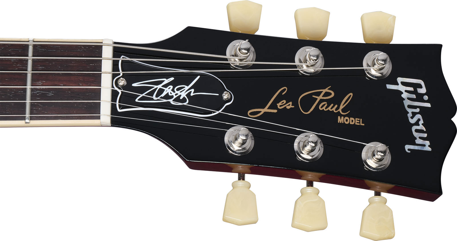 Gibson Slash Les Paul Standard Jessica Signature 2h Ht Rw - Honey Burst With Red Back - Enkel gesneden elektrische gitaar - Variation 5