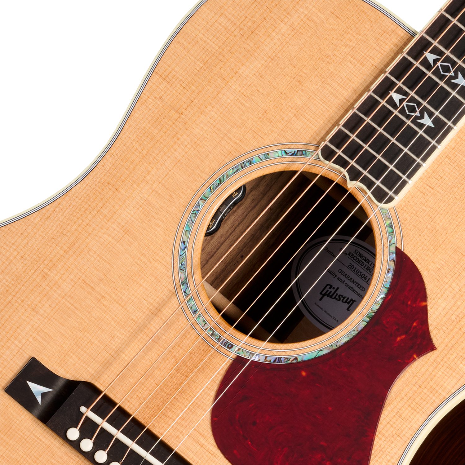 Gibson Songwriter Recording Artist (baggs Hifi Dna) Dreadnought Epicea Palissandre Eb - Natural - Folk gitaar - Variation 2