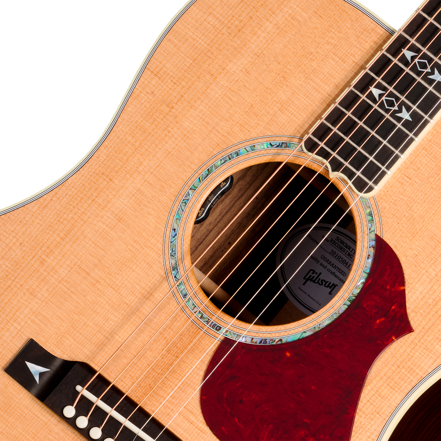 Gibson Songwriter Recording Artist Dreadnought Epicea Palissandre Rw - Antique Natural - Folk gitaar - Variation 2