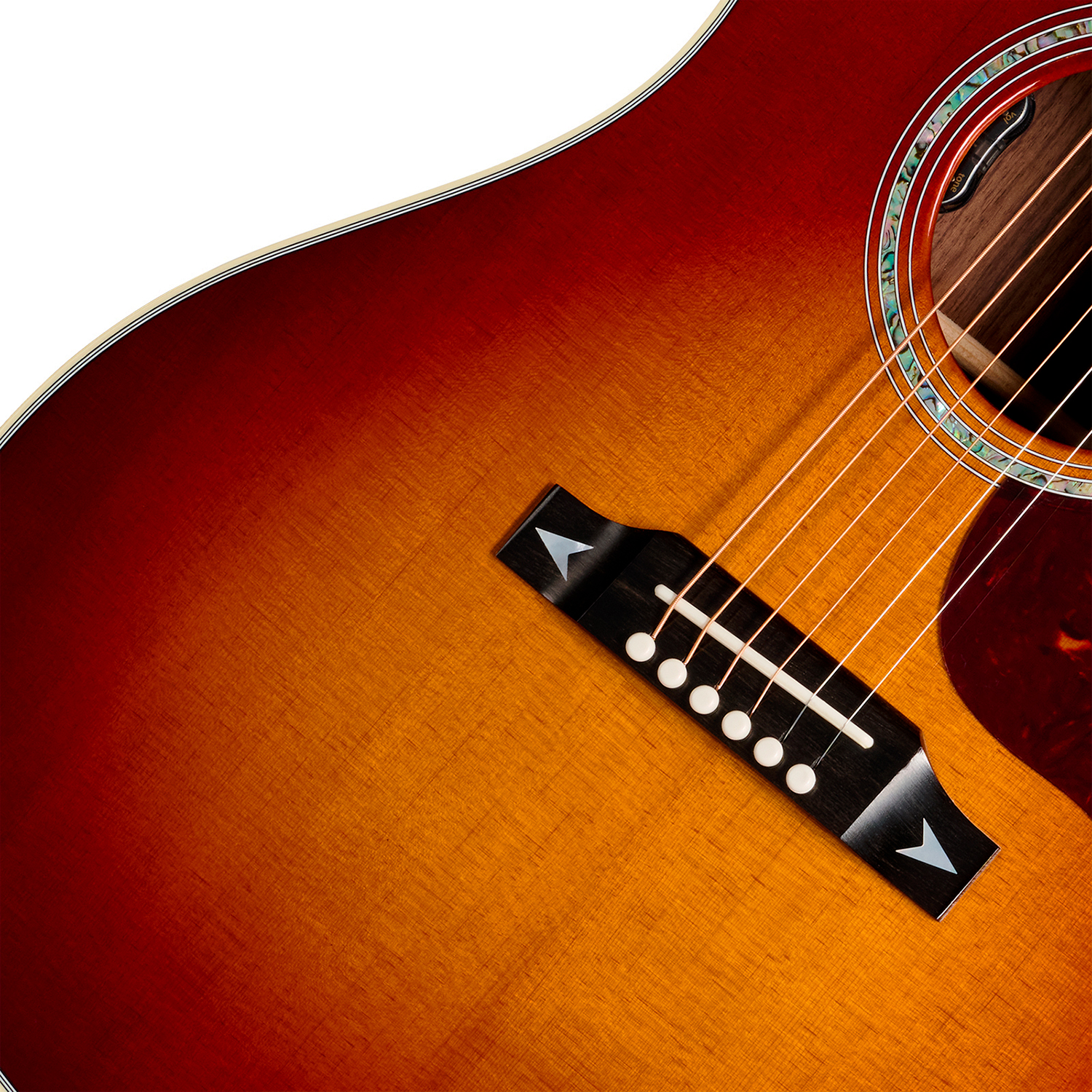 Gibson Songwriter Recording Artist Dreadnought Epicea Palissandre Rw - Rosewood Burst - Folk gitaar - Variation 3