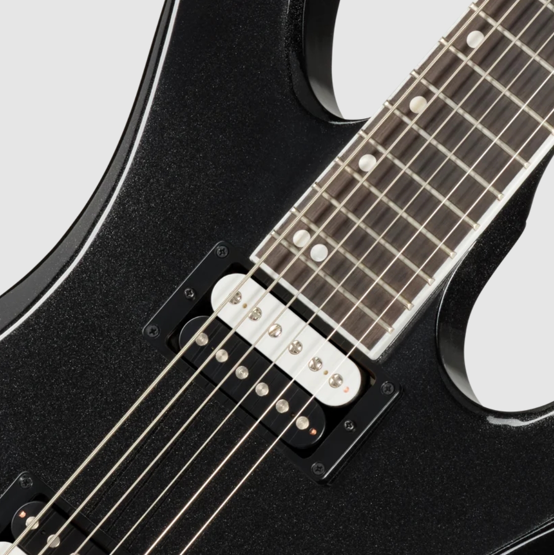 Gibson Victory Baritone Usa 2h Ht Eb - Graphite Metallic - Bariton elektrische gitaar - Variation 2