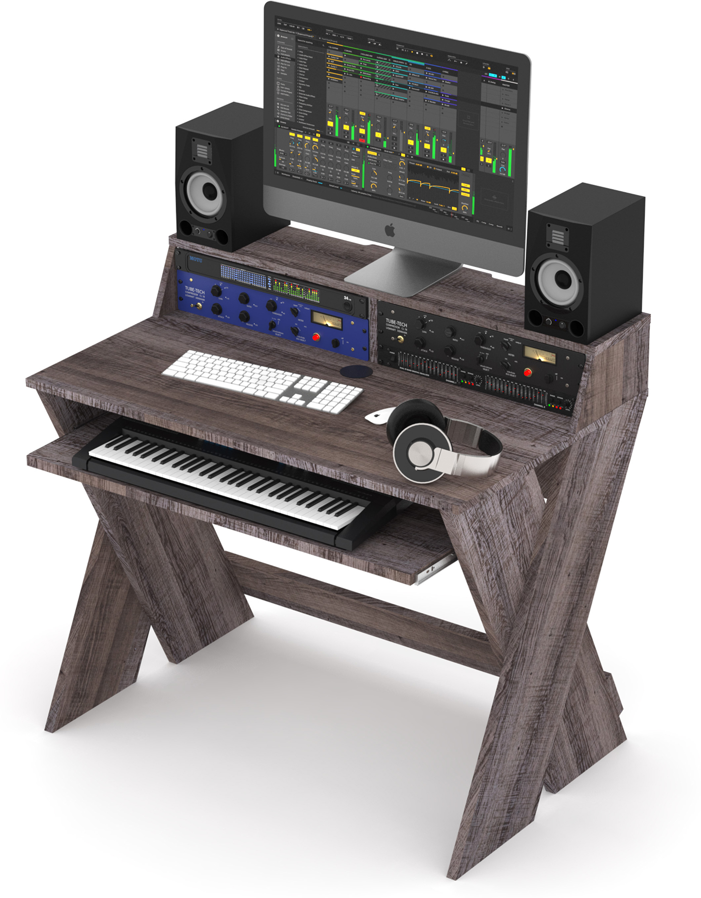 Glorious Sound Desk Compact Walnut - Studiomeubel - Main picture