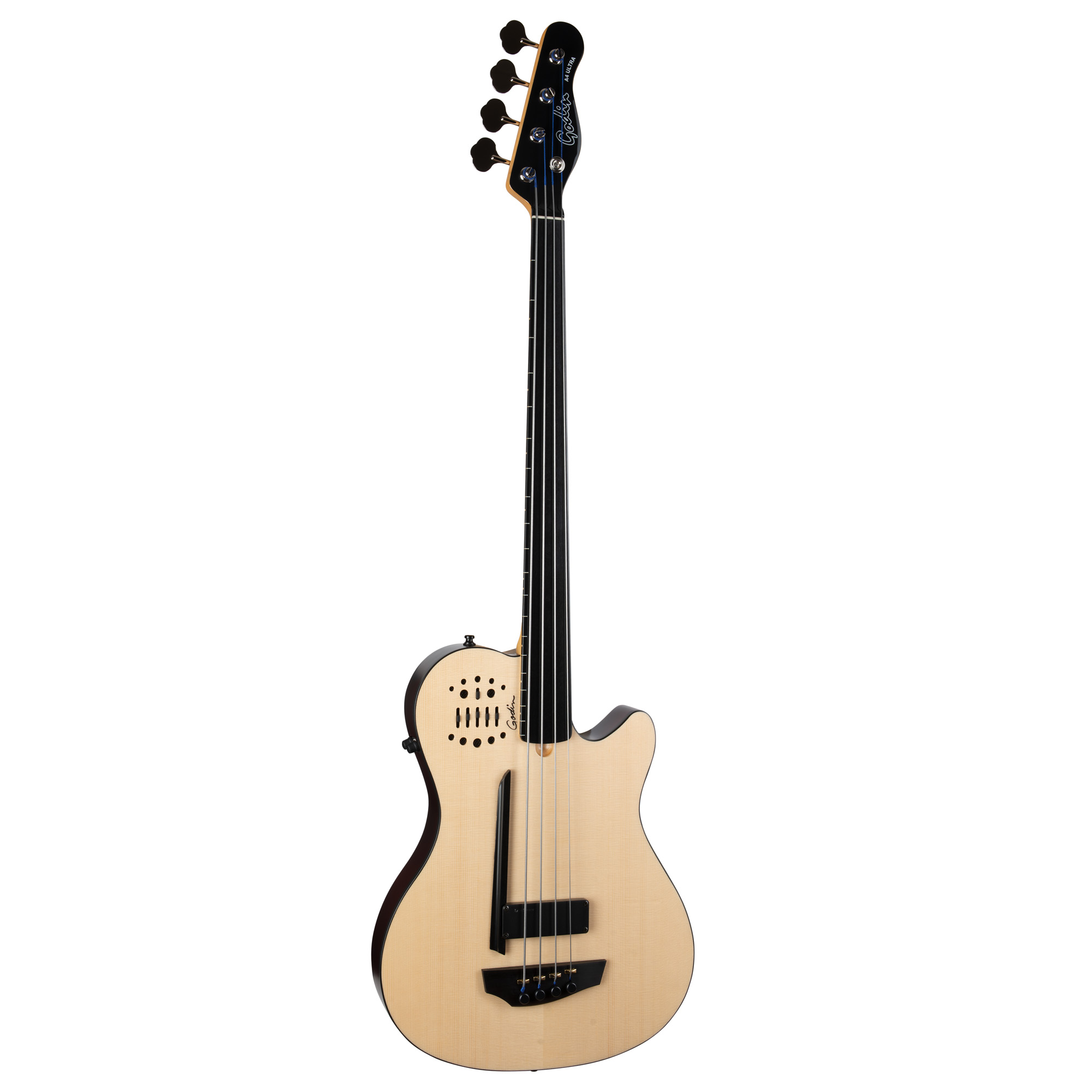 Godin A4 Bass Ultra Fretless En Ric - Natural Sg - Akoestische bas - Variation 2