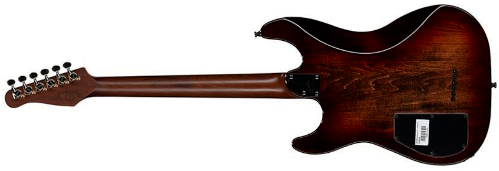 Godin Artisan Stiii 3h Trem En - Whiskey Burst - Elektrische gitaar in Strat vorm - Variation 1