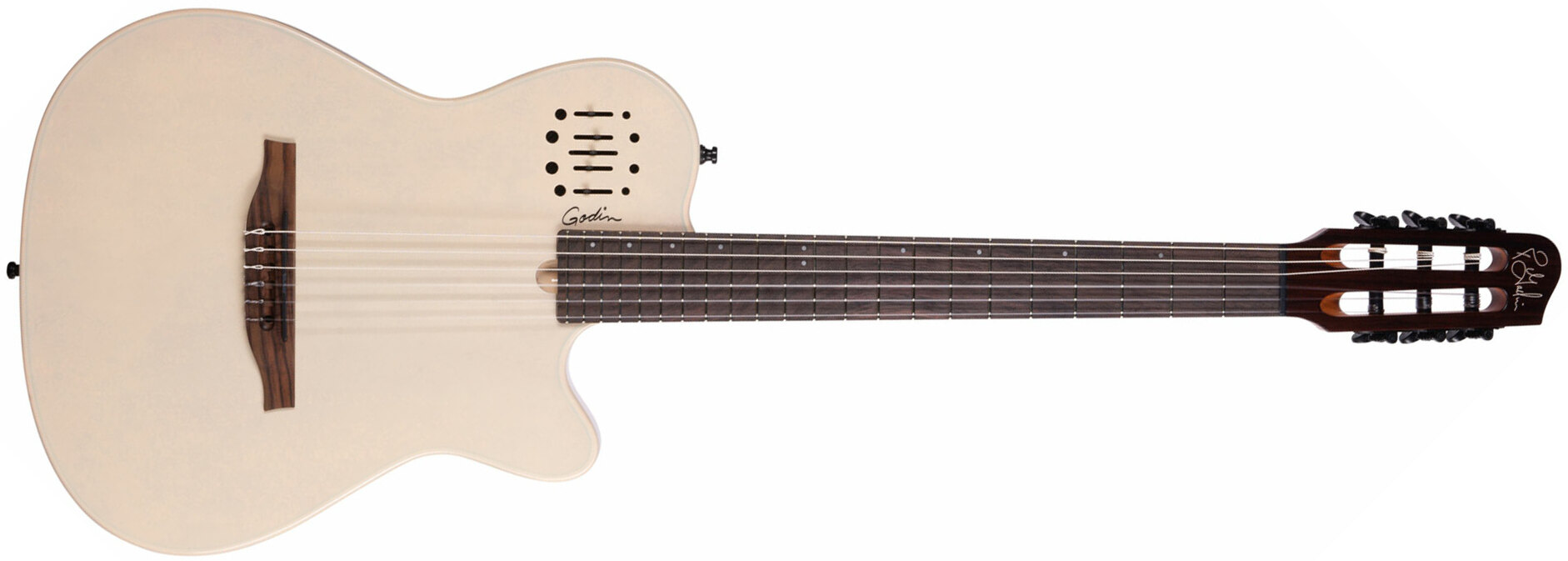 Godin Multiac Nylon Mundial Cw Cedre Acajou Rw - Ozark Cream - Klassieke gitaar 4/4 - Main picture