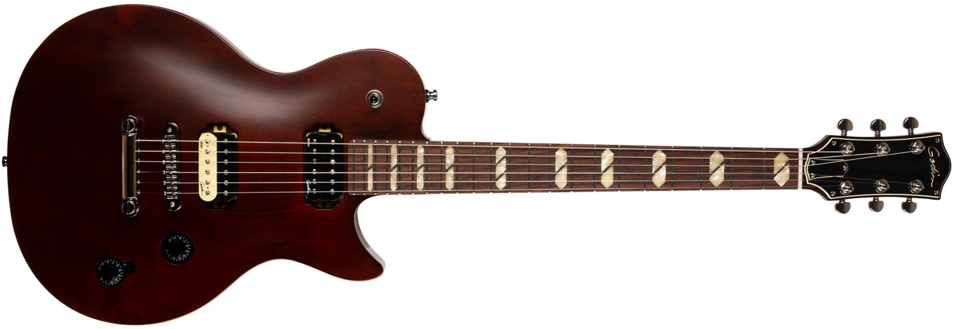Godin Summit Classic Hh Ht Rw - Havana Brown - Enkel gesneden elektrische gitaar - Main picture