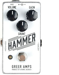 Overdrive/distortion/fuzz effectpedaal Greer amps Hammer