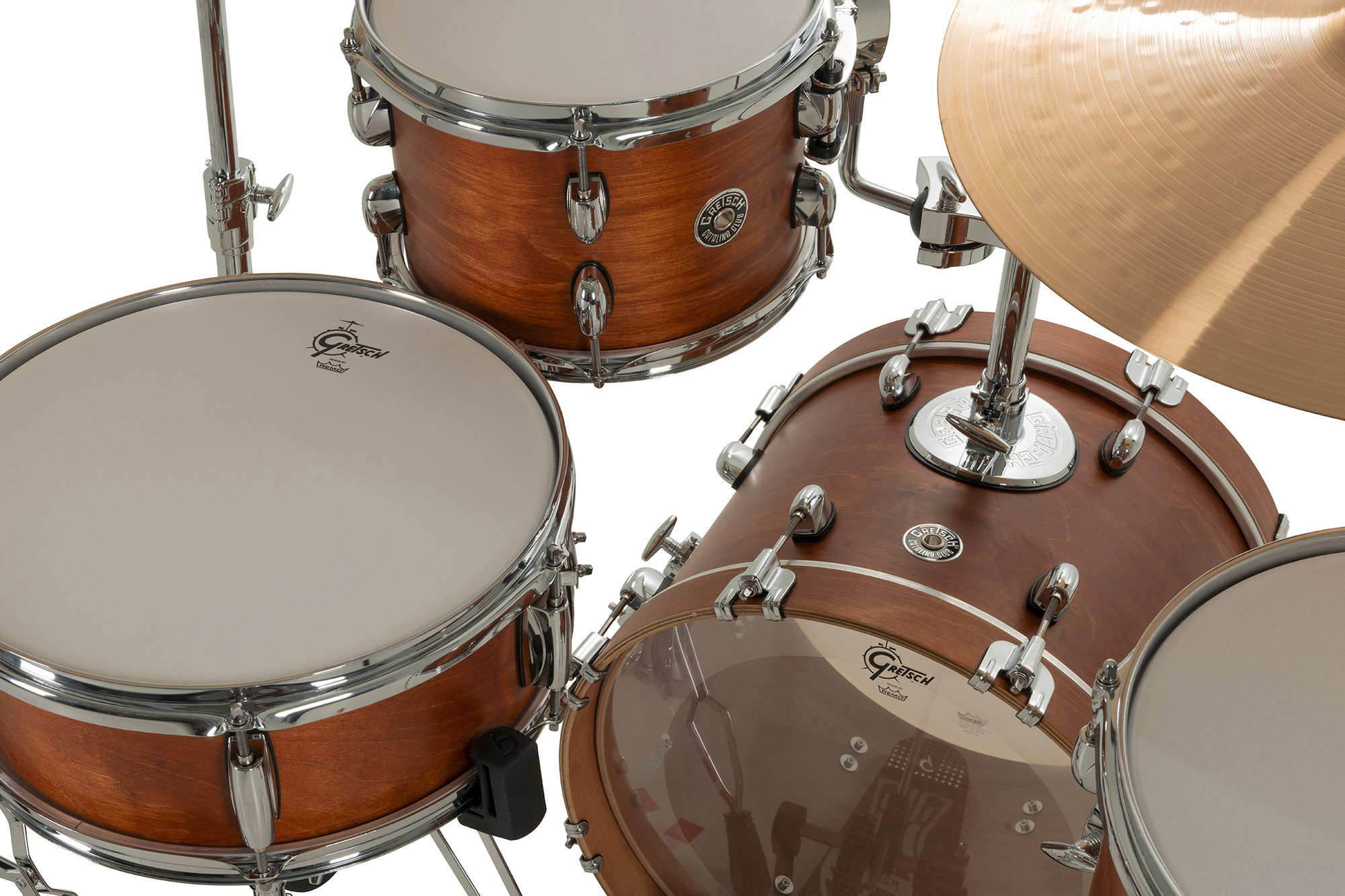 Gretsch Catalina Club - 4 FÛts - Satin Walnut Glaze - Studio drumstel - Variation 3