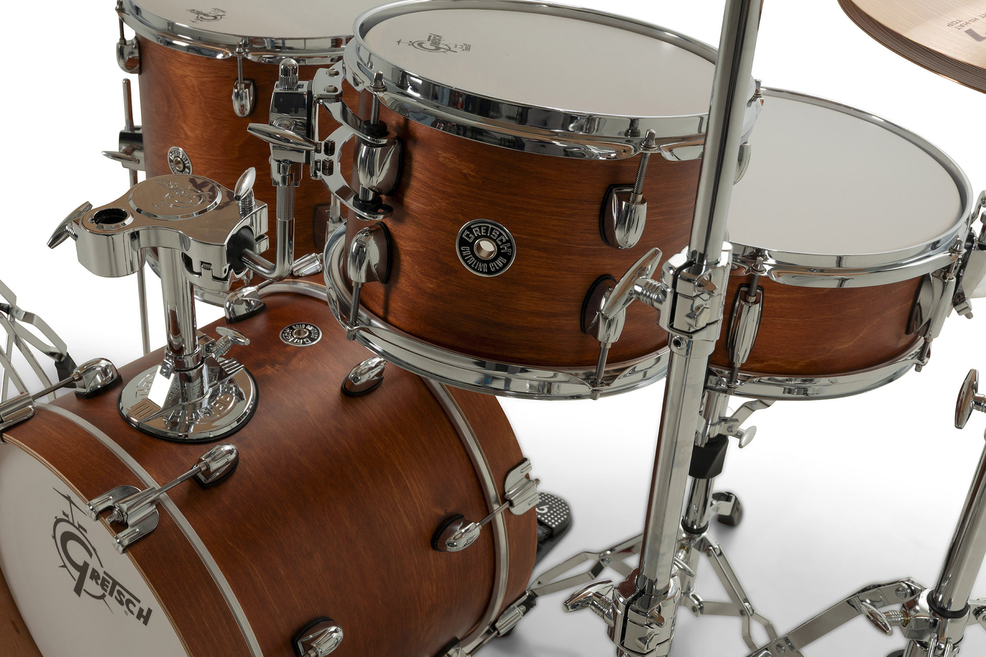Gretsch Catalina Club - 4 FÛts - Satin Walnut Glaze - Studio drumstel - Variation 5