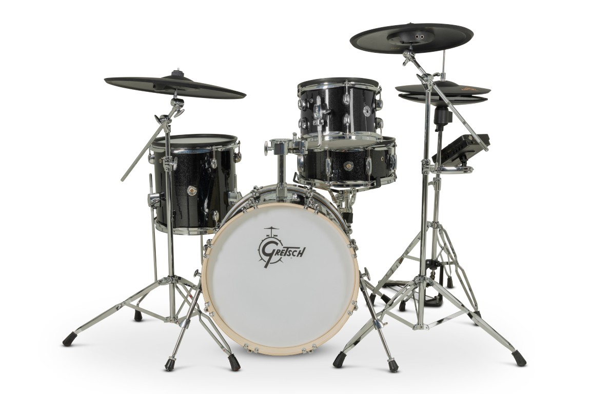 Gretsch Catalina Evo 4 Pc Kit Black Sparkle - Elektronisch drumstel - Variation 1