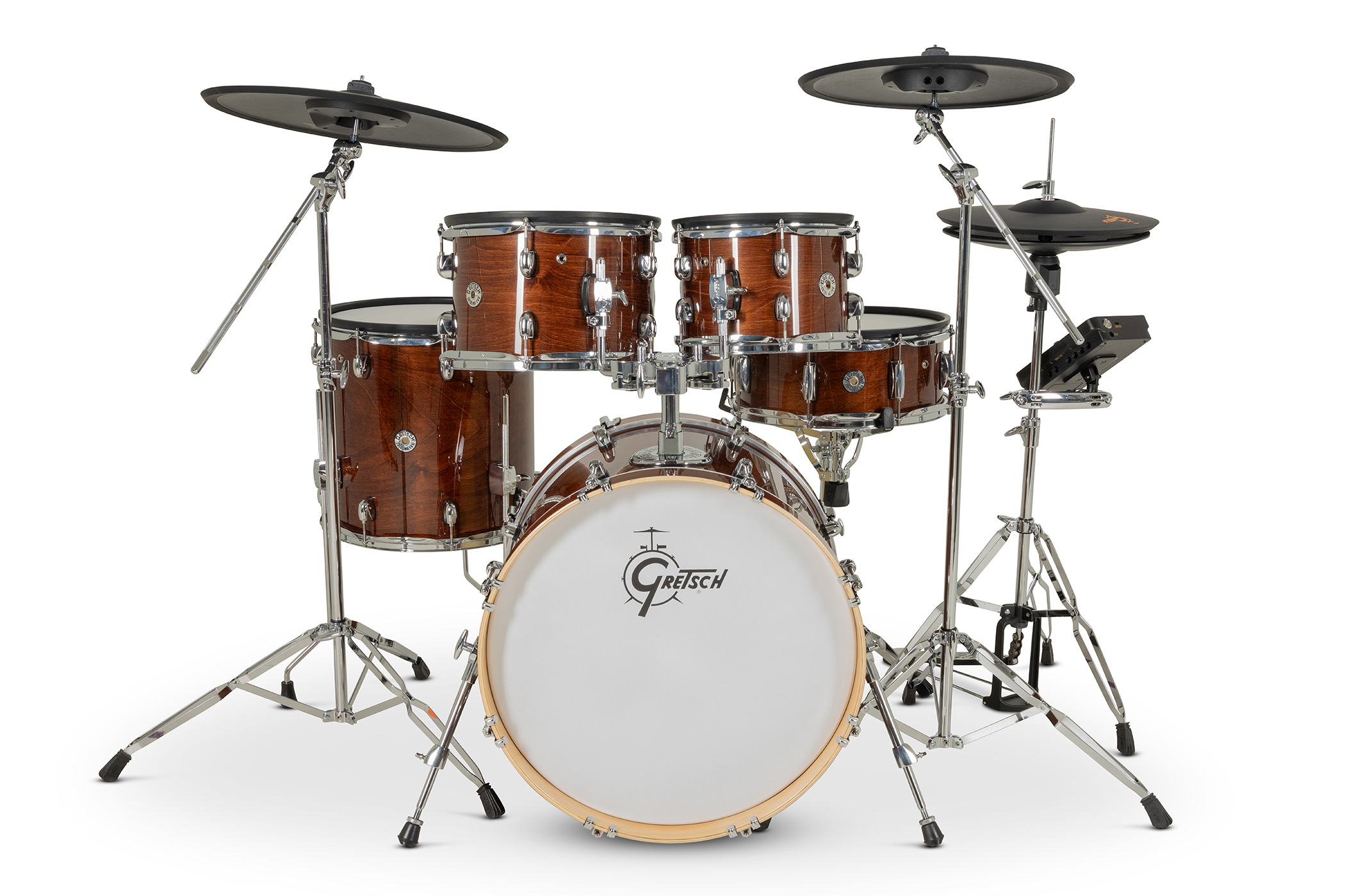 Gretsch Catalina Evo 5 Pc Kit Walnut Glaze - Elektronisch drumstel - Variation 1