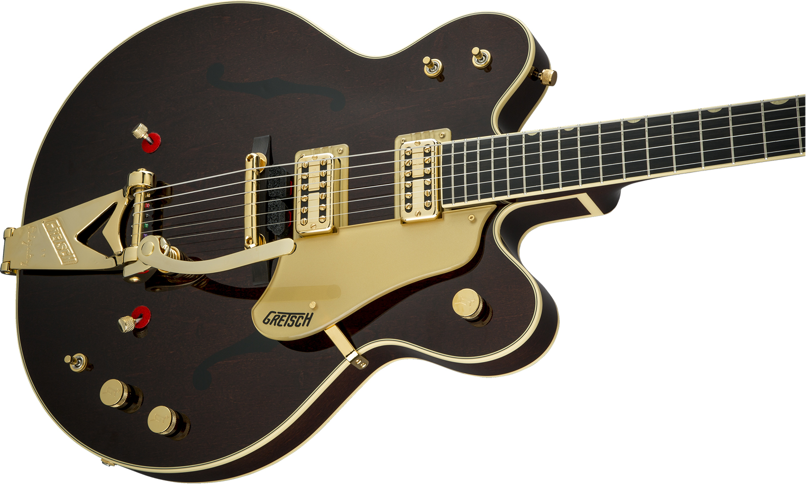 Gretsch Chet Atkins G6122t-62 1962 Country Gentleman Hollow Bigsby Vint.select Ed. Pro Jap 2h Trem Rw - Walnut Stain - Hollow bodytock elektrische git