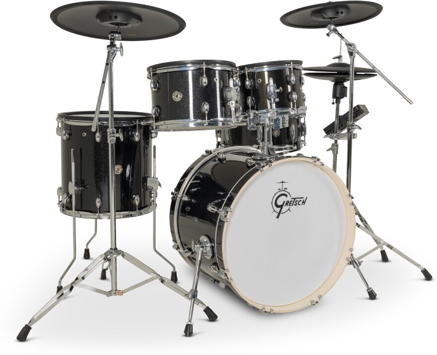 Gretsch Catalina Evo 5 Pc Kit Black Sparkle - Elektronisch drumstel - Main picture